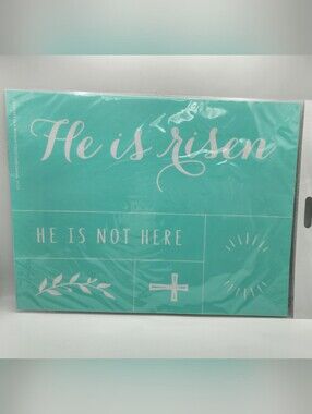 Chalk Couture Transfer, He Is Not Here, 8.5"x11" NWT